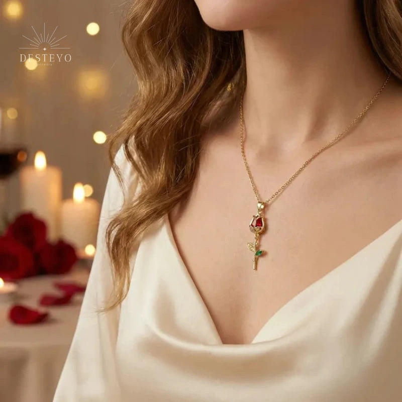 The Red Carnation Necklace