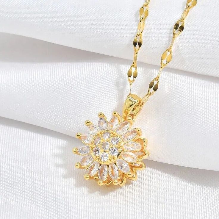 Sunflower Necklace, Love and Calm in Every Spin